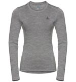 Women's ODLO NATURAL 100% MERINO WARM Long-Sleeve Base Layer Top